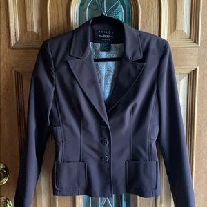 Chocolate brown suit jacket